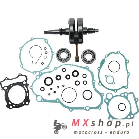 HOT RODS ZESTAW NAPRAWCZY DOŁU SILNIKA YAMAHA WR 250F '03-'09 (WAŁ KORBOWY, ŁOŻYSKA, USZCZELNIACZE, USZCZELKI)