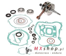 HOT RODS ZESTAW NAPRAWCZY DOŁU SILNIKA YAMAHA YZ 125 '01, (WAŁ KORBOWY, ŁOŻYSKA, USZCZELNIACZE, USZCZELKI)