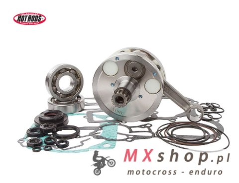 HOT RODS ZESTAW NAPRAWCZY DOŁU SILNIKA YAMAHA YZ 250 '02, (WAŁ KORBOWY, ŁOŻYSKA, USZCZELNIACZE, USZCZELKI)