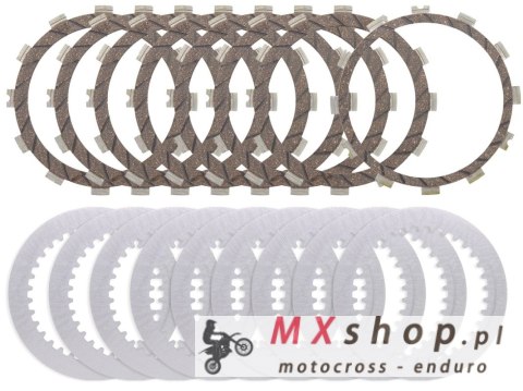 PSYCHIC 2025/05 TARCZE, PRZEKŁADKI SPRZĘGŁOWE (KOMPLET) KAWASAKI KX 250 F (KXF250) KX 250 X '21-'24