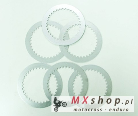 PSYCHIC PRZEKŁADKI TARCZ SPRZĘGŁOWYCH KAWASAKI KX125 94-08, KSF250 87-04 (132,8X96,2X1,6X34T) (6 SZT.) (PS074A)