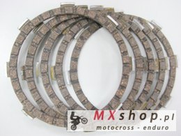PSYCHIC TARCZE SPRZĘGŁOWE YAMAHA XT 125 R '05-'07, YBR 125 '00-'08, DT 80 LC2 '85-'97 (5 TARCZ) (EBS2254)