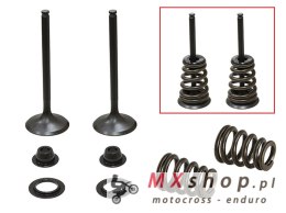 PSYCHIC ZAWORY SSĄCE (KOMPLET 2 SZT. ZAWORÓW ZE SPRĘŻYNAMI I PODKŁADKAMI) HUSABERG FE 450 / 550 / 650, FS 650 '04-'08, KTM SXS 4