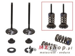 PSYCHIC ZAWORY SSĄCE (KOMPLET 2 SZT. ZAWORÓW ZE SPRĘŻYNAMI I PODKŁADKAMI) KAWASAKI KXF 250 '04-'06, SUZUKI RMZ 250 '04-'06 STALO