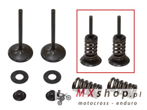 PSYCHIC ZAWORY SSĄCE (KOMPLET 2 SZT. ZAWORÓW ZE SPRĘŻYNAMI I PODKŁADKAMI) KAWASAKI KXF 450 '06-'08 (KXF450) KFX 450 R '08-'13 ST