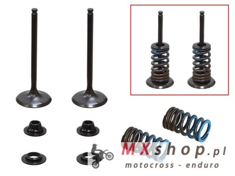 PSYCHIC ZAWORY SSĄCE (KOMPLET 2 SZT. ZAWORÓW ZE SPRĘŻYNAMI I PODKŁADKAMI) YAMAHA WRF 250 '15-'19, YZF 250 '14-'18, YZ 250 FX '15