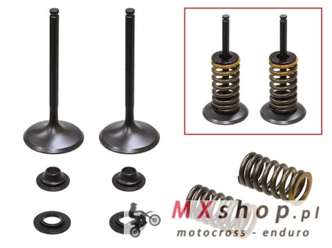 PSYCHIC ZAWORY SSĄCE (KOMPLET 2 SZT. ZAWORÓW ZE SPRĘŻYNAMI I PODKŁADKAMI) YAMAHA WRF 450 '16-'20, (WR 450 F) YZF 450 '14-'19, YZ