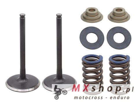 PSYCHIC ZAWORY SSĄCE (ZESTAW ZE SPRĘŻYNAMI I PODKŁADKAMI) KAWASAKI KXF 450 (KX 450F) '17-18 STALOWE (12004-0745)