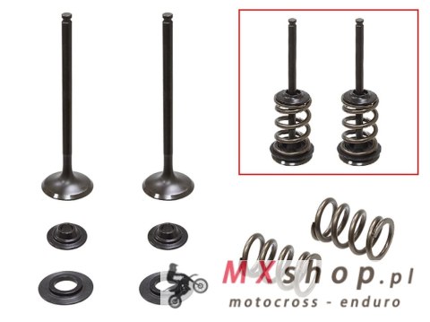 PSYCHIC ZAWORY WYDECHOWE (KOMPLET 2 SZT. ZAWORÓW ZE SPRĘŻYNAMI I PODKŁADKAMI) HUSABERG FE 250 '13, KTM EXCF 250 '08-'14 (MX-0955
