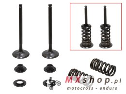 PSYCHIC ZAWORY WYDECHOWE (KOMPLET 2 SZT. ZAWORÓW ZE SPRĘŻYNAMI I PODKŁADKAMI) HUSQVARNA FE 350 '14-'19, KTM EXCF / XCF-W 350 '12
