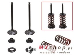 PSYCHIC ZAWORY WYDECHOWE (KOMPLET 2 SZT. ZAWORÓW ZE SPRĘŻYNAMI I PODKŁADKAMI) YAMAHA WRF 250 '01-'13 (WR 250F) YZF 250 '01-'13 S