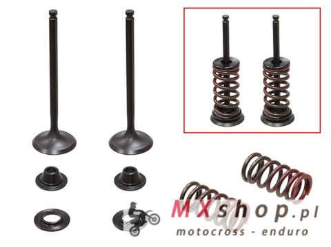 PSYCHIC ZAWORY WYDECHOWE (KOMPLET 2 SZT. ZAWORÓW ZE SPRĘŻYNAMI I PODKŁADKAMI) YAMAHA WRF 250 '01-'13 (WR 250F) YZF 250 '01-'13 S
