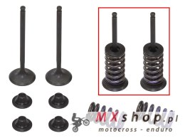 PSYCHIC ZAWORY WYDECHOWE (KOMPLET 2 SZT. ZAWORÓW ZE SPRĘŻYNAMI I PODKŁADKAMI) YAMAHA WRF 250 '15-'23, YZF 250 '14-'23, YZF 250 F