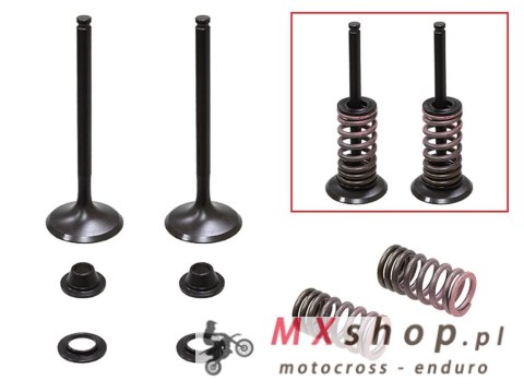 PSYCHIC ZAWORY WYDECHOWE (KOMPLET 2 SZT. ZAWORÓW ZE SPRĘŻYNAMI I PODKŁADKAMI) YAMAHA WRF 450 '16-'20, (WR 450 F) YZF 450 '14-'19