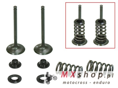 PSYCHIC ZAWORY WYDECHOWE (KOMPLET 2 SZT. ZAWORÓW ZE SPRĘŻYNAMI I PODKŁADKAMI) YAMAHA YZF 450 '03-'09, WR 450 F '03-'15, YFZ 450 