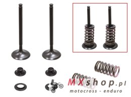 PSYCHIC ZAWORY WYDECHOWE (KOMPLET 2 SZT. ZAWORÓW ZE SPRĘŻYNAMI I PODKŁADKAMI) YAMAHA YZF 450 '10-'13 STALOWE (MX-09541E) (29,95X