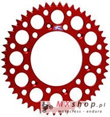 RENTHAL ZĘBATKA TYLNA ULTRALIGHT 289 50 ALUMINIOWA KOLOR CZERWONY HONDA CR/CRF (JTA210.50) (28950)