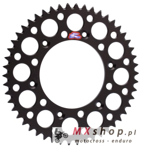 RENTHAL ZĘBATKA TYLNA ULTRALIGHT 808 50 ALUMINIOWA KOLOR CZARNY SUZUKI DR/RM/RMZ (JTR808.50) (80850)