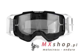 UFO 2025/09 GOGLE CORE 2.0 KOLOR CZARNY / BIAŁY SZYBA PRZEZROCZYSTA