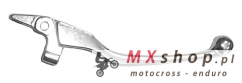 V PARTS (VICMA) DŹWIGNIA HAMULCA YAMAHA XVS650 CLASSIC '98-'06, XVS950, XVS1100, KOLOR SREBRNY (DHY24SV) (71591)