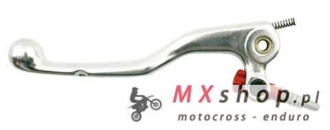 V PARTS (VICMA) DŹWIGNIA SPRZĘGŁA KTM SX/EXC '04-'07 SWM 300/ 500 ZE SPRĘŻYNKĄ I ŚRUBĄ REGULACYJNĄ (KRÓTKA), KOLOR SREBRNY (DSKT