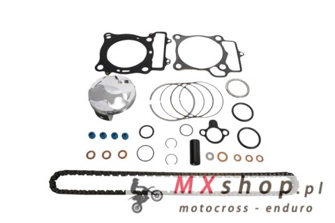 VERTEX 2025/02 ZESTAW NAPRAWCZY GÓRY SILNIKA HONDA CRF 250 R / RX '18-'19 (STD. 78.96MM) (13.9:1) (TŁOK, USZCZELKI TOP-END, ŁAŃC