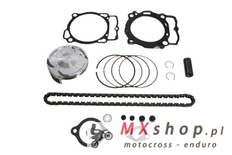 VERTEX 2025/02 ZESTAW NAPRAWCZY GÓRY SILNIKA KTM EXC 500 '20-'23, HUSQVARNA FE 501 '20-'23 (STD. 94.95MM) (11.8:1) (TŁOK, USZCZE