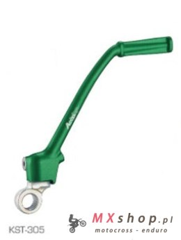 ACCEL DŹWIGNIA STARTERA (KOPKA) ALUMINIOWA KAWASAKI KX 85 '01-'25, KX 100 '01-'21, KX 112 '22-'25, KOLOR ZIELONY