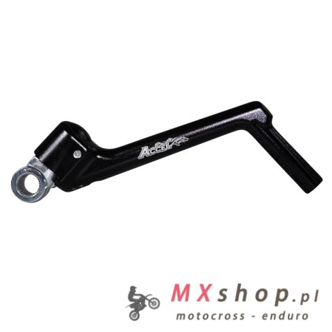ACCEL DŹWIGNIA STARTERA (KOPKA) ALUMINIOWA YAMAHA YZ 125 '86-'25 (2T) KOLOR CZARNY