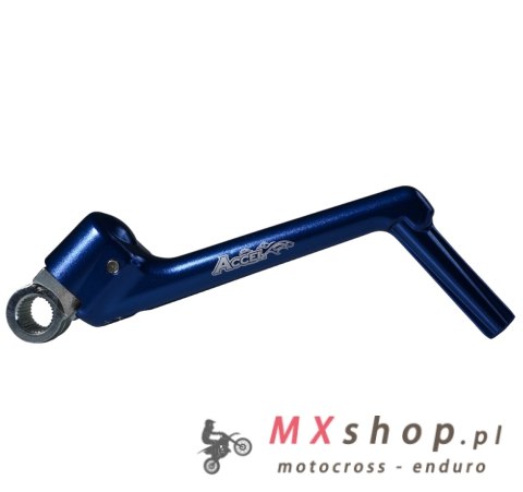 ACCEL DŹWIGNIA STARTERA (KOPKA) ALUMINIOWA YAMAHA YZ 125 '86-'25 (2T) KOLOR NIEBIESKI