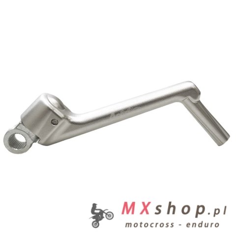 ACCEL DŹWIGNIA STARTERA (KOPKA) ALUMINIOWA YAMAHA YZ 125 '86-'25 (2T) KOLOR SREBRNY