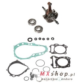 HOT RODS ZESTAW NAPRAWCZY DOŁU SILNIKA ARCTIC CAT 400 DVX '04-'08, KAWASAKI KFX 400 '03-'06, SUZUKI LT-Z 400 '03-'08 (WAŁ KORBOW