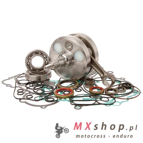 HOT RODS ZESTAW NAPRAWCZY DOŁU SILNIKA KTM EXC 300 08-15 (WAŁ KORBOWY, ŁOŻYSKA, USZCZELNIACZE, USZCZELKI) (808335) (K066) (82226
