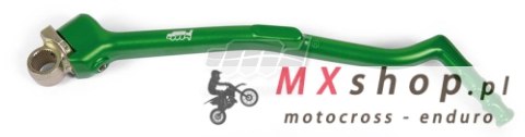 M.C. DŹWIGNIA STARTERA (KOPKA) ALUMINIOWA KOLOR ZIELONY KAWASAKI KXF 450 16-17