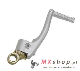 PSYCHIC DŹWIGNIA STARTERA (KOPKA / KIKSTARTER) HONDA CR 125 '85-'97 (OEM: 28300-KZ4-000; 28300-KZ4-600) (ALUMINIOWA) KOLOR SREBR
