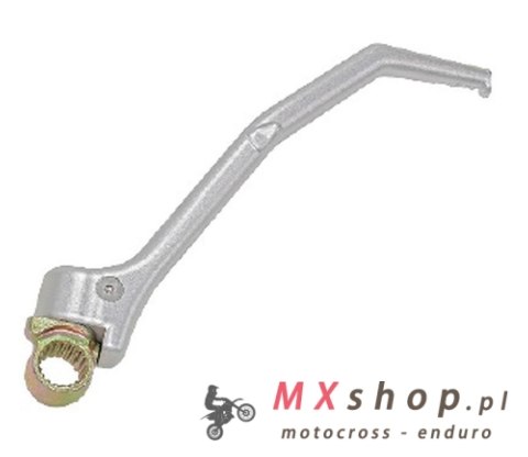 PSYCHIC DŹWIGNIA STARTERA (KOPKA / KIKSTARTER) HONDA CR 250 R '05-'07 (OEM: 28300-KSK-710) (ALUMINIOWA) KOLOR SREBRNY
