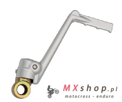 PSYCHIC DŹWIGNIA STARTERA (KOPKA / KIKSTARTER) YAMAHA YZ 85 '02-'18 (OEM: 5PA-15620-00; 5PA-15620-01) (ALUMINIOWA) KOLOR SREBRNY