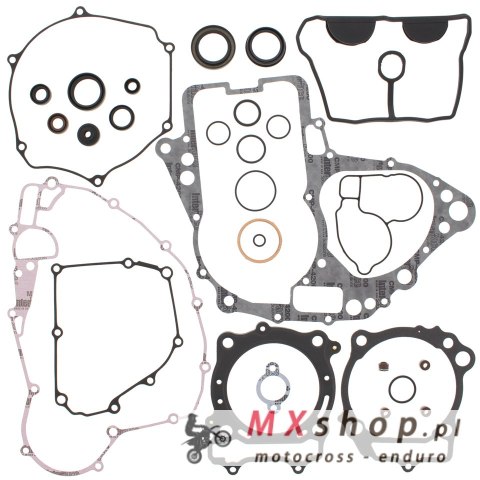 WINDEROSA (VERTEX) KOMPLET USZCZELEK SUZUKI RMX450 '10-'12, RMZ450 '08-'22 (Z USZCZELNIACZAMI SILNIKOWYMI)