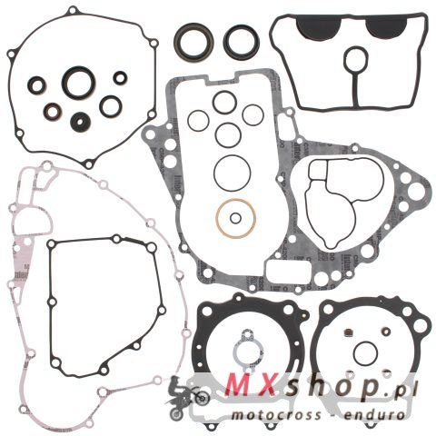 WINDEROSA (VERTEX) KOMPLET USZCZELEK SUZUKI RMX450 '10-'12, RMZ450 '08-'22 (Z USZCZELNIACZAMI SILNIKOWYMI)