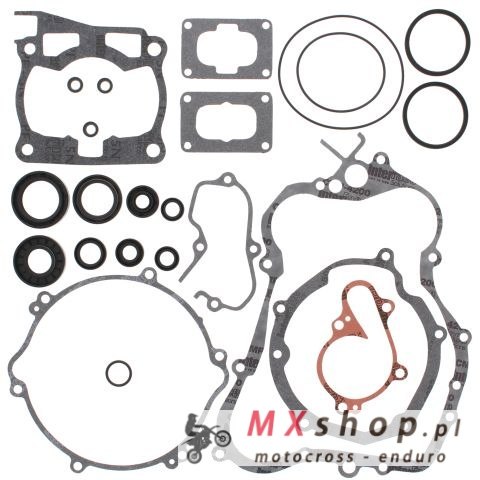 WINDEROSA (VERTEX) KOMPLET USZCZELEK YAMAHA YZ125 01-04 (Z USZCZELNIACZAMI SILNIKOWYMI)