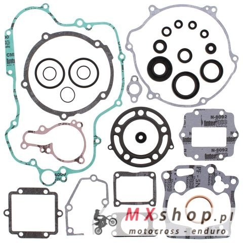 WINDEROSA (VERTEX) KOMPLET USZCZELEK Z USZCZELNIACZAMI SILNIKOWYMI KAWASAKI KX125 01-02