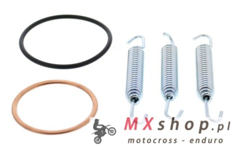 WINDEROSA (VERTEX) SPRĘŻYNY DO MOCOWANIA WYDECHU YAMAHA YZ250 '87-'94 (KPL. Z USZCZELNIACZAMI)