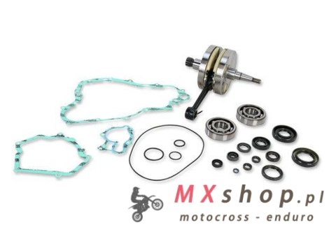 WISECO WAŁ KORBOWY YAMAHA YZ 250 '03-'24 (Z ŁOŻYSKAMI I USZCZELNIACZAMI NA WAŁ ORAZ KOMPLETEM USZCZELEK NA DÓŁ SILNIKA) (HR4138)