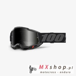 100 PROCENT GOGLE ACCURI 2 SAND BLACK - SMOKE LENS - KOLOR CZARNY/SZARY SZYBKA PRZYCIEMNIANA