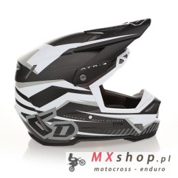 6D HELMETS KASK CROSS/ENDURO MODEL ATR-3 RIVAL MATTE WHITE FIM (FRHPhe-02) KOLOR BIAŁY ROZMIAR L