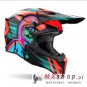 AIROH CROSS / ENDURO / ATV / QUAD WRAAAP CYBER KOLOR ŻÓŁTY FLUO/ZIELONY MAT ROZMIAR S