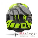 AIROH CROSS / ENDURO / ATV / QUAD WRAAAP DARKNESS KOLOR ZIELONY FLUO/CZARNY/SZARY ROZMIAR L