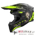AIROH CROSS / ENDURO / ATV / QUAD WRAAAP DARKNESS KOLOR ZIELONY FLUO/CZARNY/SZARY ROZMIAR M