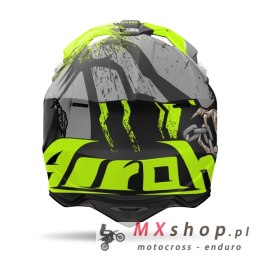 AIROH CROSS / ENDURO / ATV / QUAD WRAAAP DARKNESS KOLOR ZIELONY FLUO/CZARNY/SZARY ROZMIAR M