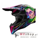 AIROH CROSS / ENDURO / ATV / QUAD WRAAAP MUSIC KOLOR CZARNY/ZIELONY/FIOLETOWY ROZMIAR M